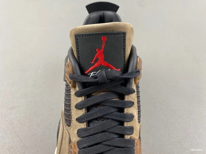 Cheap TBkick AJ4-882335 Air Brown TS Jordan 4 Travis Scott x Retro 0816